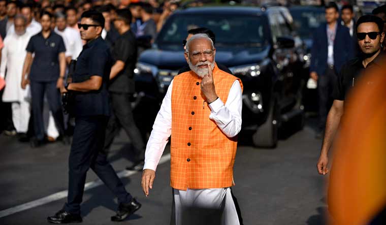 "PM Modi Leads by Example as Polling Begins for 93 Seats Across 12 States"