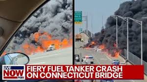 Connecticut Highway in Flames: Gasoline Truck Explosion Cripples Traffic, Closes I-95