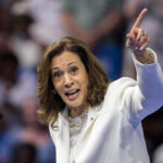 Kamala Harris justifies veering away from some leftist beliefs in her first interview during the presidential race.