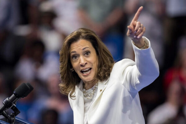 Kamala Harris justifies veering away from some leftist beliefs in her first interview during the presidential race.