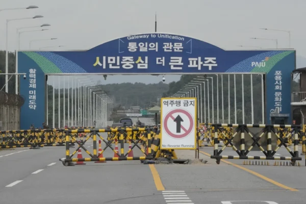 Seoul claims that North Korea is getting ready to demolish northern sections of inter-Korean roadways.