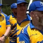 62 years old and making an international debut! Cricket history is made by Andrew Brownlee.