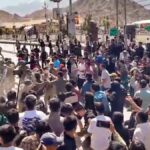 A BJP office and a police car are set on fire during a violent demonstration in Ladakh over demands for statehood.