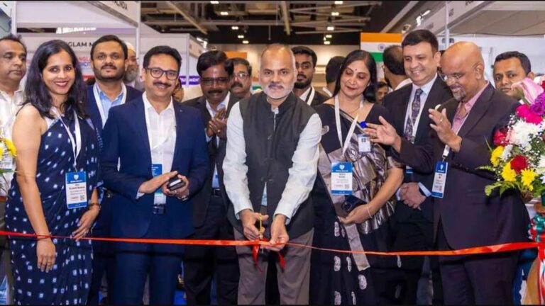 At the Oman Health Conference 2025, the Indian Pavilion sparkles, displaying the best medical knowledge.